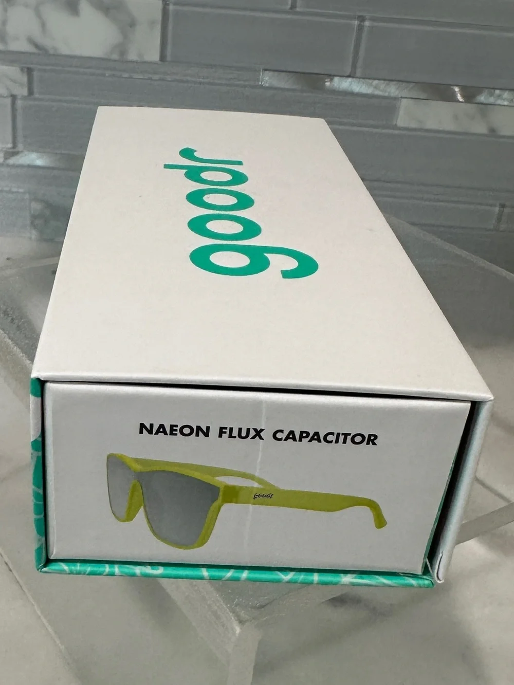 NWOT - Goodr VRG Naeon Flux Capacitor sunglasses
